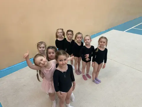 Фотография с занятия гимнастикой