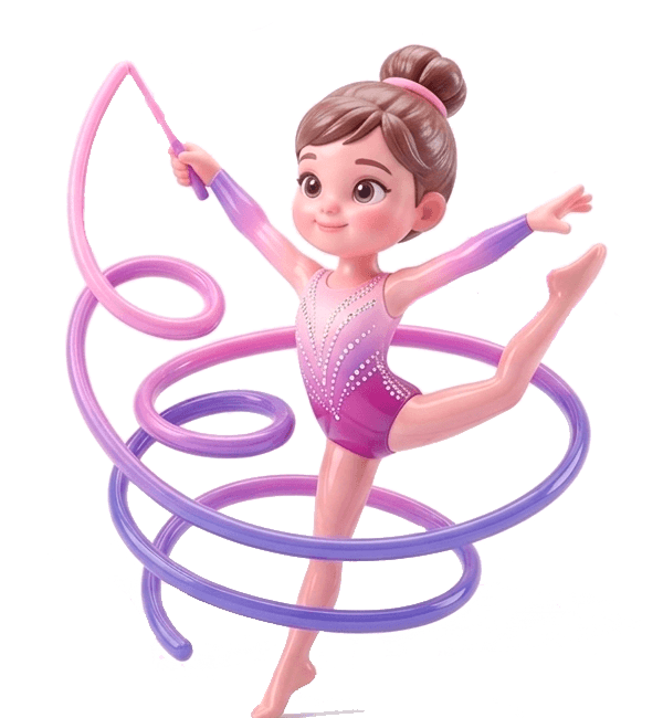 Иконка гимнастики для 6-8 лет